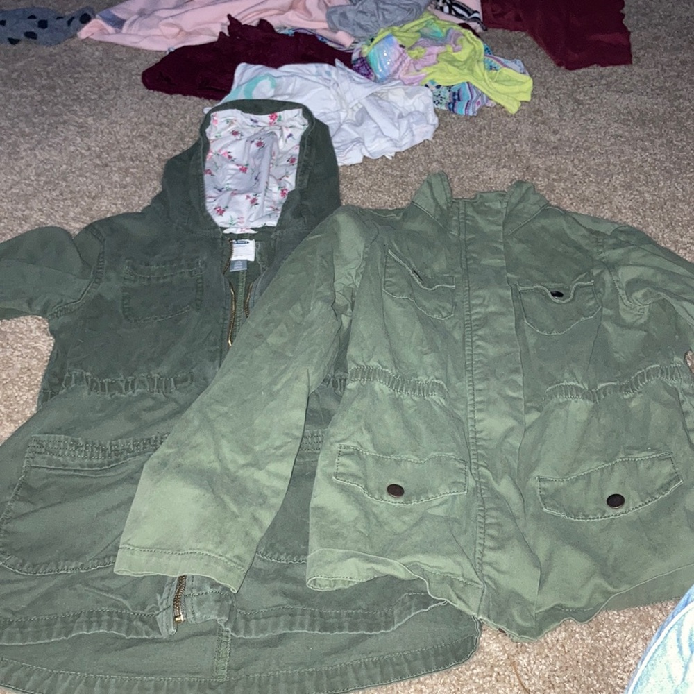 Navy green jackets